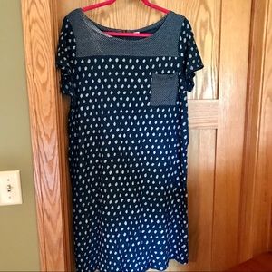Old Navy maternity blue dress size L